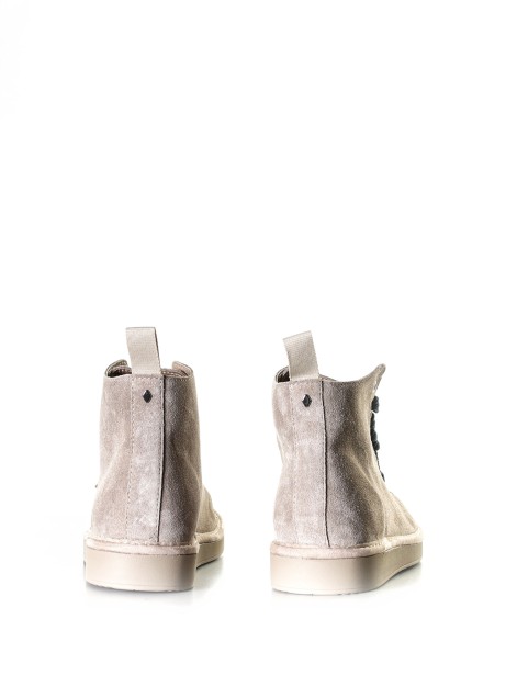 P01 suede ankle boot