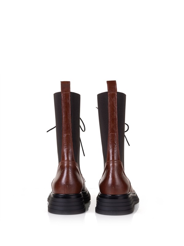 Stivaletto Carol elastico in pelle