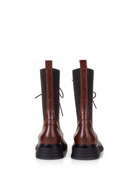 Stivaletto Carol elastico in pelle