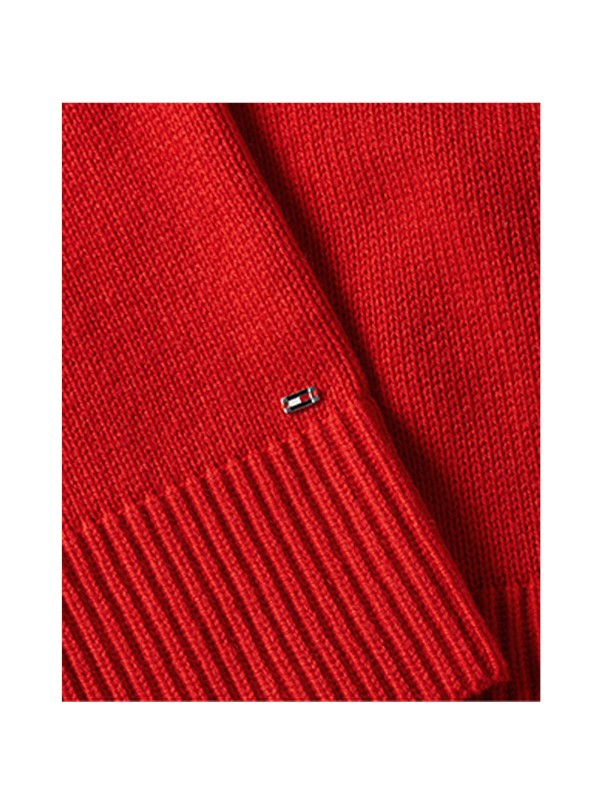 Relaxed fit pullover with mock neck