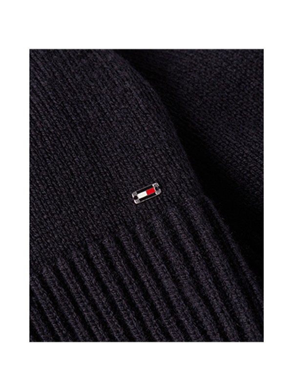 Relaxed fit pullover with mock neck