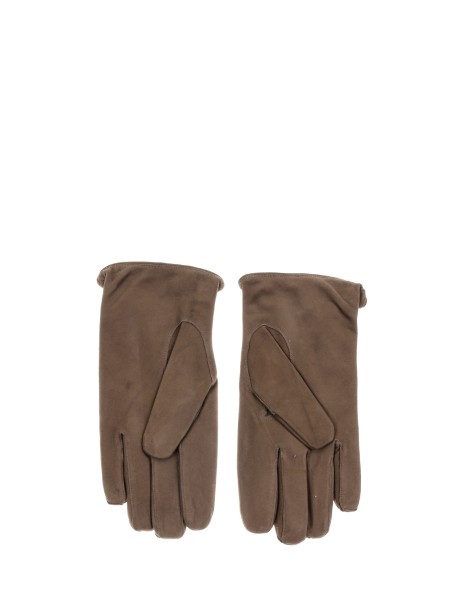 Guanti in suede