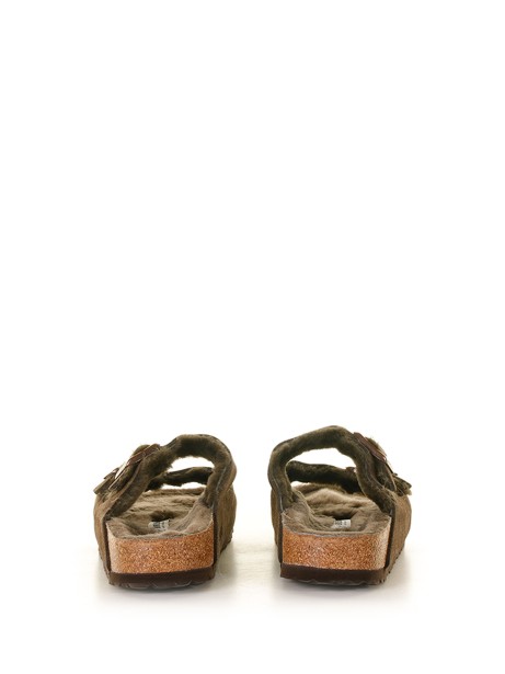 Ciabatta Arizona mocca in shearling