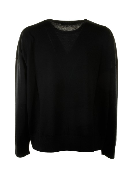 Maglia girocollo nera