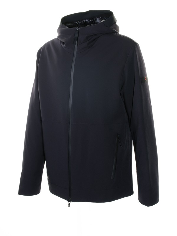 Smooth bomber jacket in padded nylon