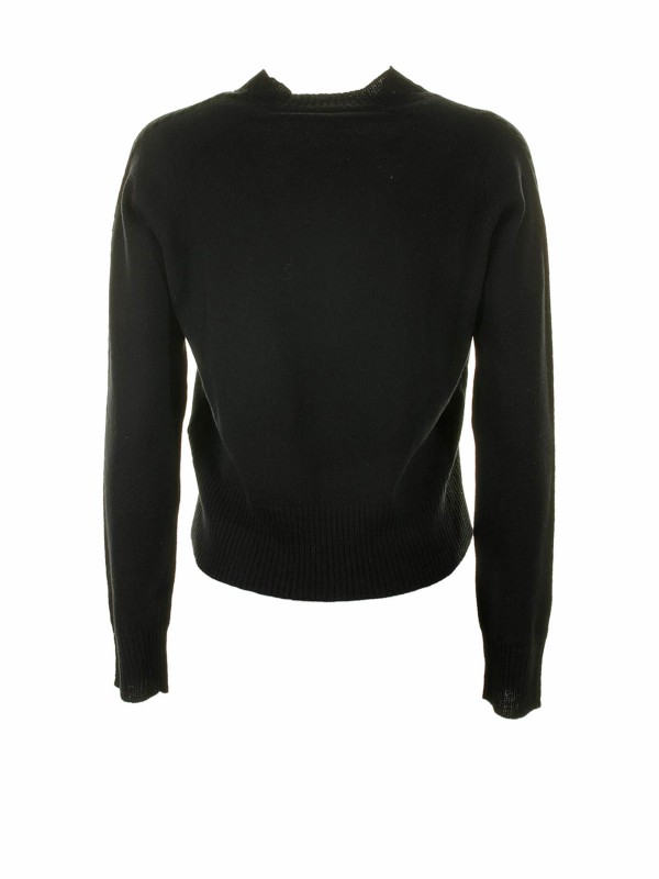 Black sweater with collar