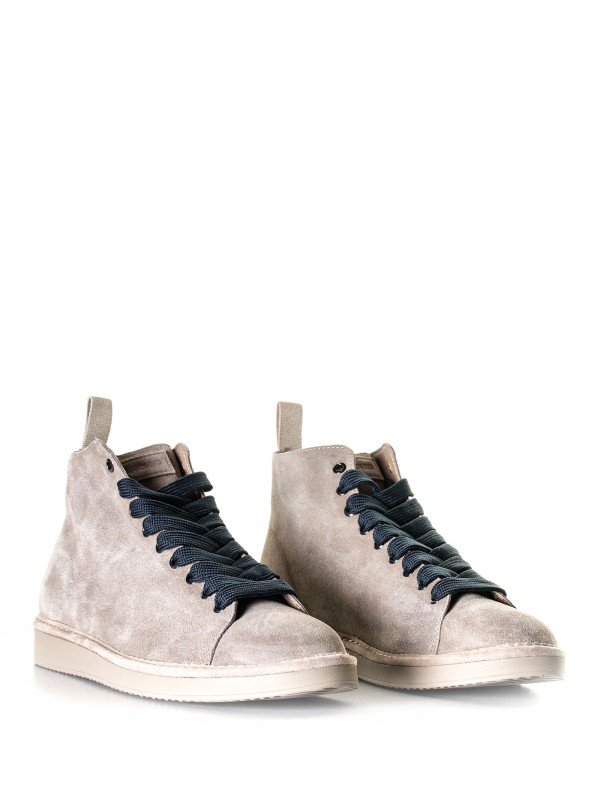 P01 suede ankle boot