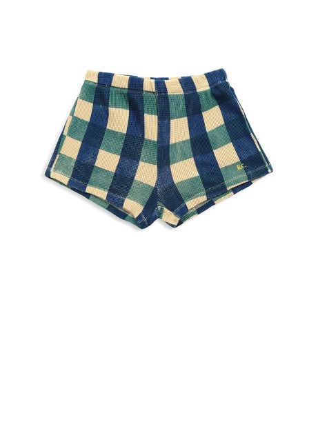 Checkered Bermuda shorts