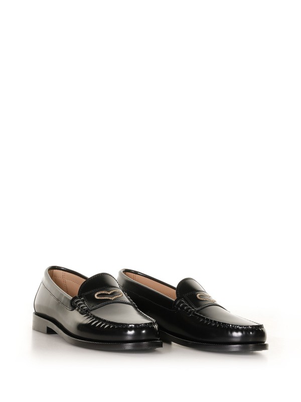 Loafer in black patent leather