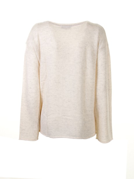Relaxed fit pullover with boat neckline 2