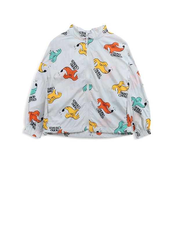 Impermeabile con dettaglio cane all-over Impermeabile con dettaglio cane all-over