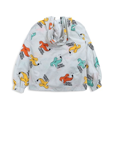 Raincoat with all-over dog detail