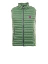 Green down sports vest