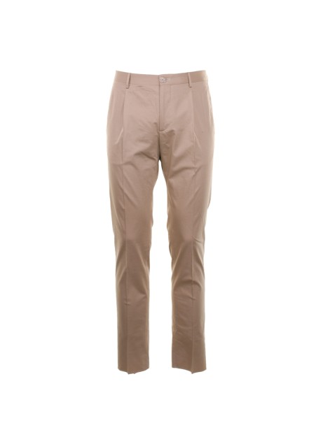 Pantalone slim fit beige 2