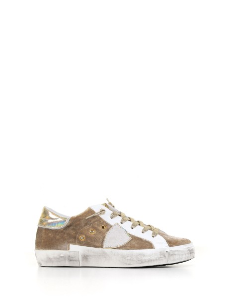 Sneaker Prsx Low in camoscio