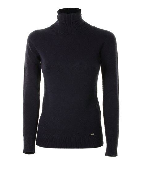 Navy blue turtleneck