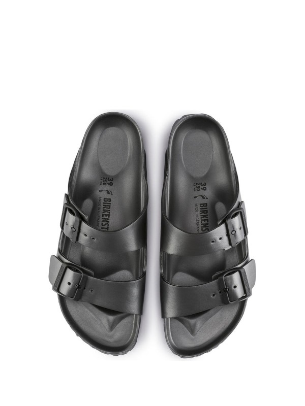 Arizona Eva slipper in anthracite rubber