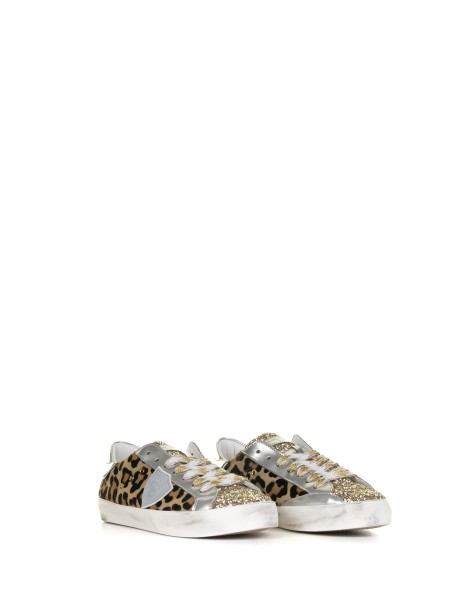 Kids leopard low sneaker