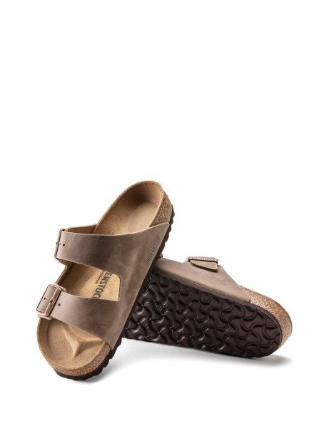 Arizona tobacco slipper in oiled leather