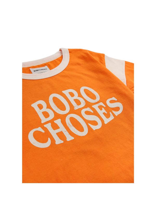 T-shirt con scritta logo