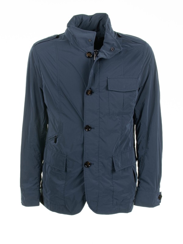 Spring jacket with pockets and buttons