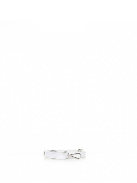 Borsa a mano Posh Medium bianca con tracolla