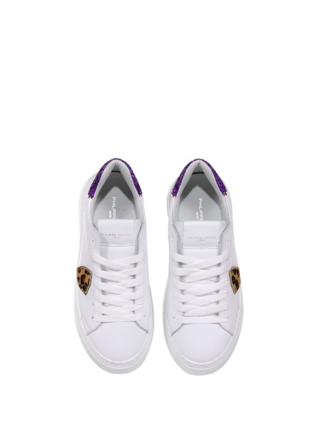 Sneaker Temple Veau Glitter