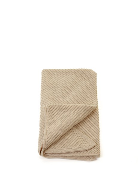 English knitted pure cashmere triangle scarf