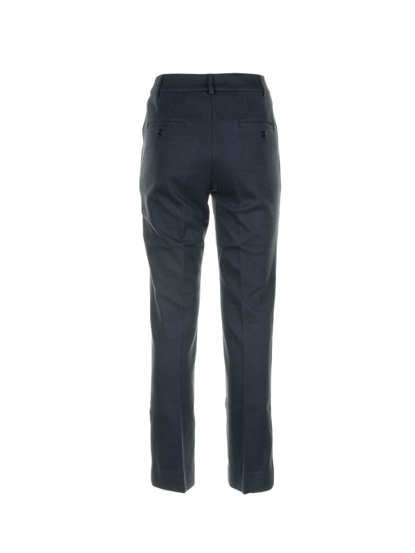 Pantalone blu navy in cotone