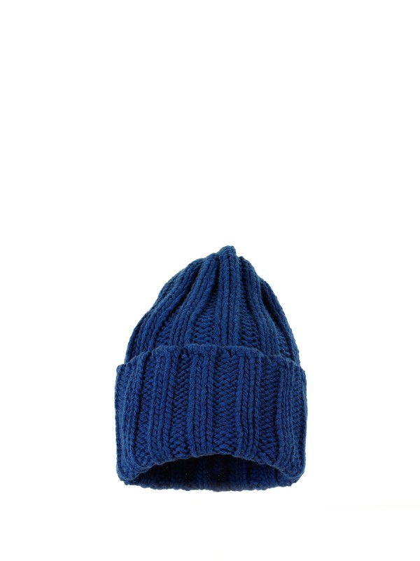Blue cashmere beanie