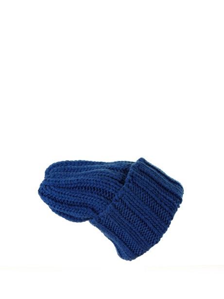 Berretto in cashmere blu