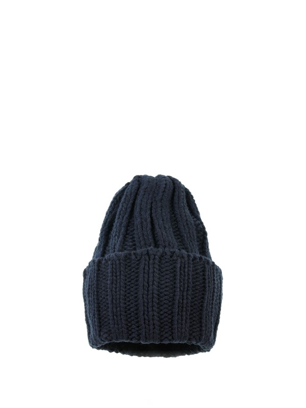 Berretto in cashmere navy