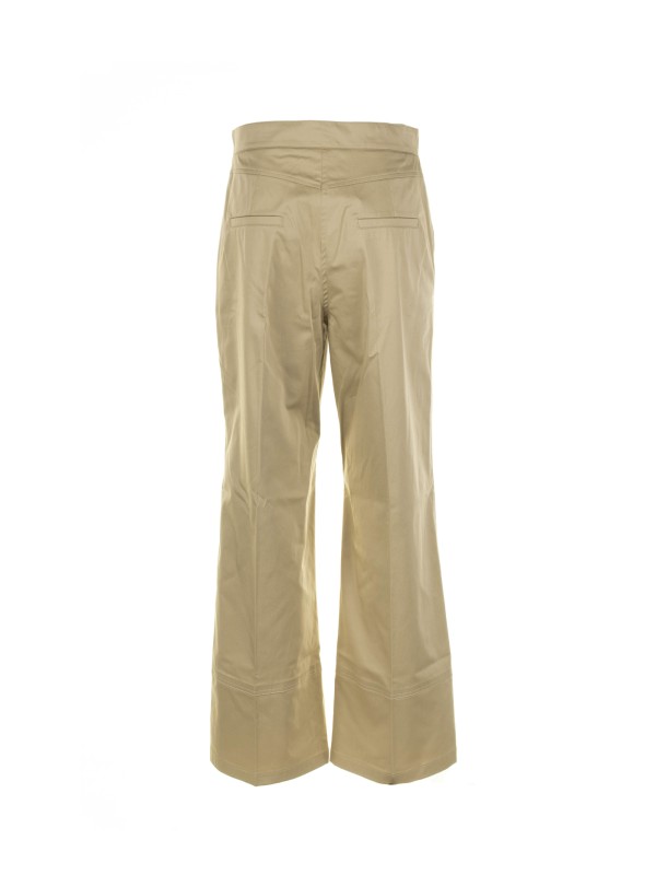 Pantalone a vita alta wide leg